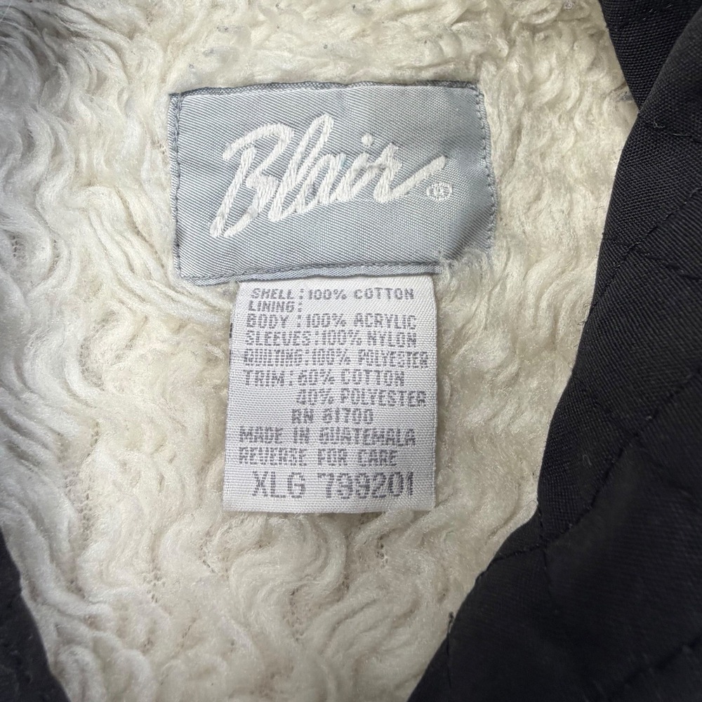 Blaire Quilted Corduroy Barn Jacket with Contrast‎ Collar Size XLG - Picture 9 of 16